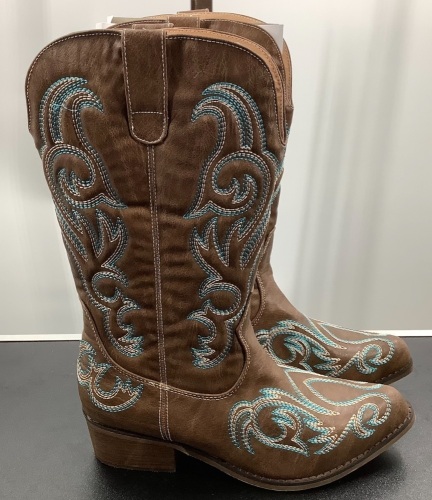 SheSole Cowboy Boots, SIze 7 - Lot 302