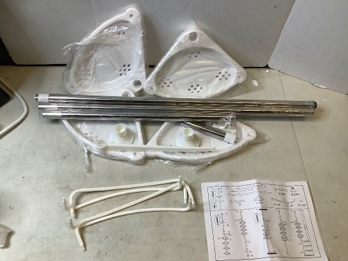 Corner Bathtub Shelving - Lot 144