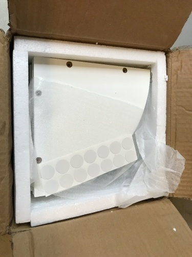 Corner Shelving Unit, White - Lot 386