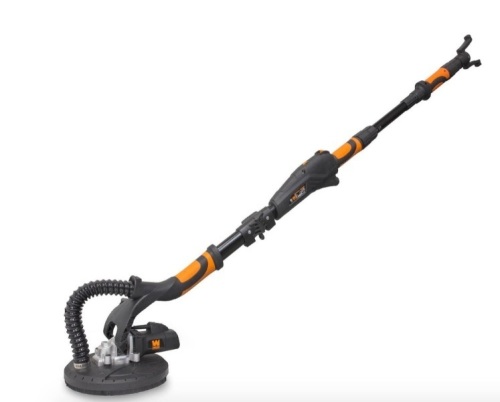 WEN 6369 Variable Speed 5-Amp Drywall Sander with 15-Foot Hose, Clip Broken, Dirty/Used - Lot 179
