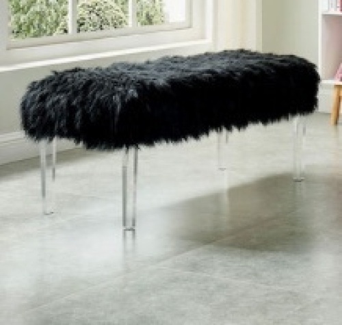 Furniture of America Living Room Bench, May Be Missing Hardware - Lot 521