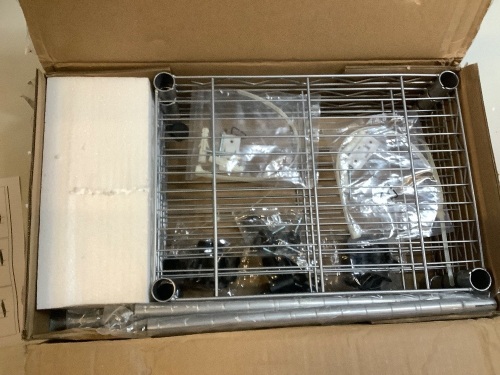 Carbon Steel Rack, 4 Shelves - Lot 476