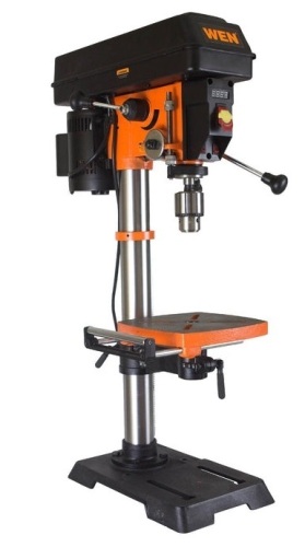 WEN 4214T 5-Amp 12-Inch Variable Speed Cast Iron Benchtop Drill Press with Laser and Work Light - Lot 50