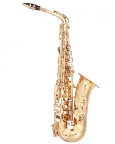 Glarry Saxophone w/ Carrying Case, Gold, Damaged Pieces - Lot 265