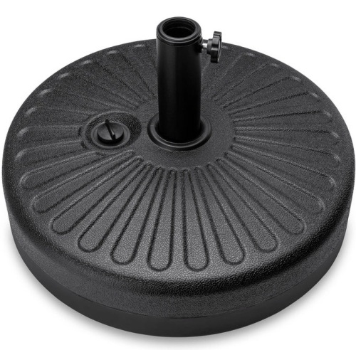 Plastic Patio Umbrella Base Pole Holder Accessory w/ Adjustable Knob - Lot 126