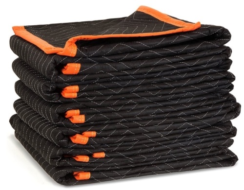 WEN 272406 72-Inch by 40-Inch Heavy Duty Padded Moving Blankets, 6-Pack, Small Tear In 1 Blanket - Lot 221