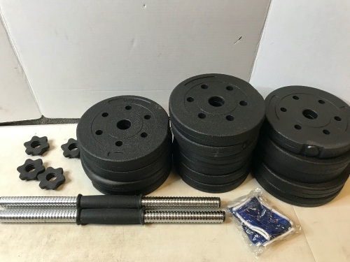 Adjustable Barbell Set - Lot 206