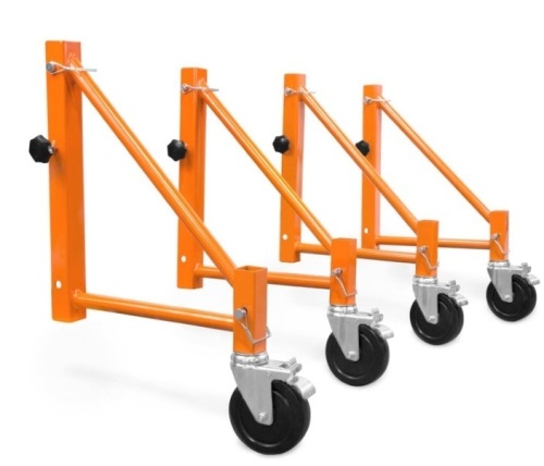 WEN 31104 Baker Scaffold Outriggers with 5-Inch Locking Casters, 4 Pack - Lot 165