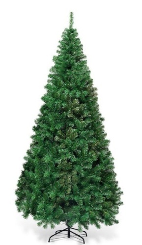 7 ft. Green PVC Hinged Artificial Christmas Tree - Lot 135