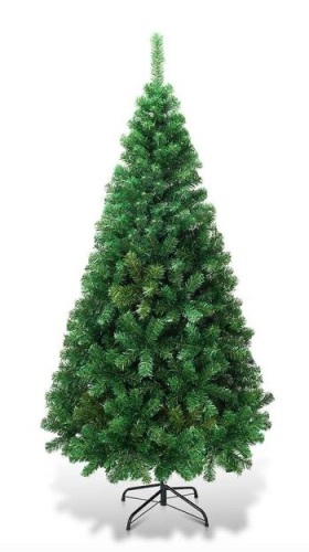 5 ft. Green PVC Hinged Xmas Pine Artificial Christmas Tree - Lot 202