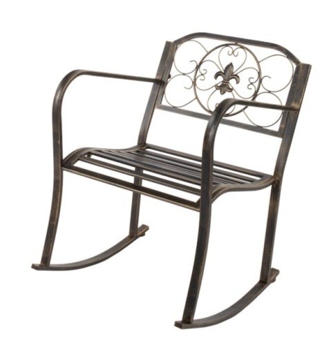 Metal Frame Outdoor Rocking Chair - Lot 290
