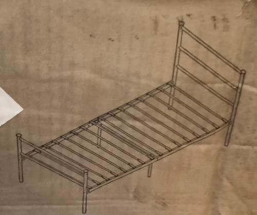 Rosi & Matt Bedframe, Black - Lot 104