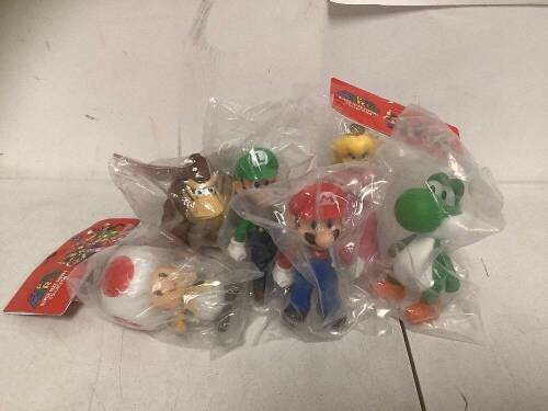 Super Mario Super Size Figurine Collection, Set of 6 - Lot 19