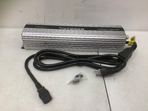 Vivosun, Electric Ballast, 1000 Watt, Dimmable, Powers Up - Lot 65