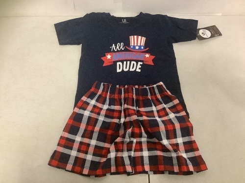 All American Dude 2pc Toddler Set, 2T, New - Lot 113