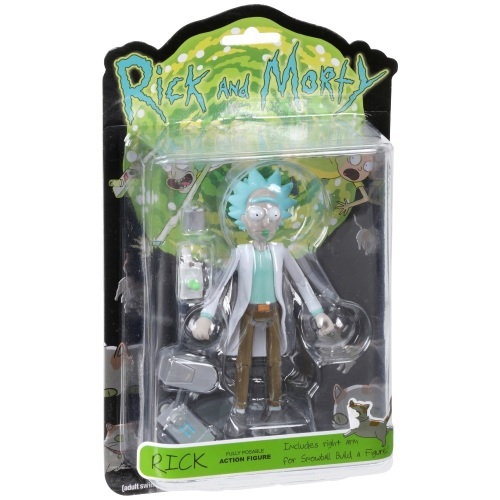 Rick & Morty 5" Rick Action Figure w/ Right Arm for Snowball Build a Figure, New - Lot 123