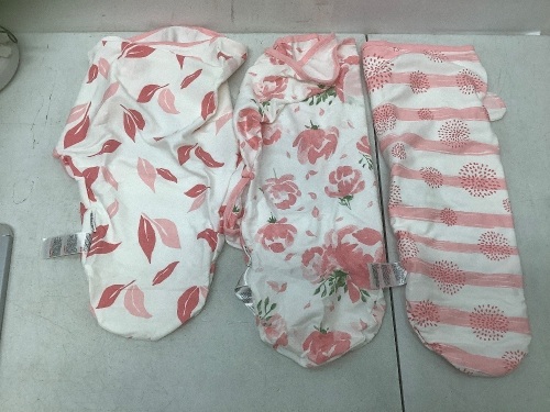 3pk Swaddle Wraps, Appears New - Lot 125