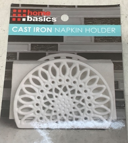 Cast Iron Napkin Holder - Lot 207
