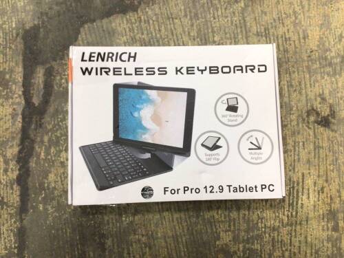 Lenrich Wireless Keyboard - Lot 226