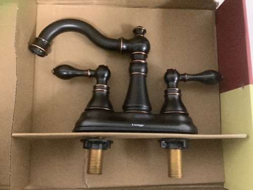 Derengge 4" Two Handle Lavatory Faucet w/ Pop Up Drain, New - Lot 238