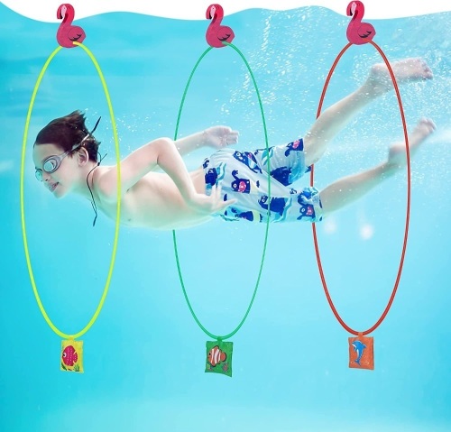 Underwater Diving Through Hoops, Appears New - Lot 239