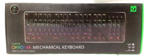 TLOTS Chroma Mechanical Keyboard, Untested, Appears New - Lot 280