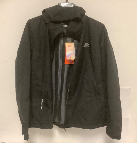 OTU Men's Lightweight Waterproof Hooded Rain Jacket, XL, New - Lot 308
