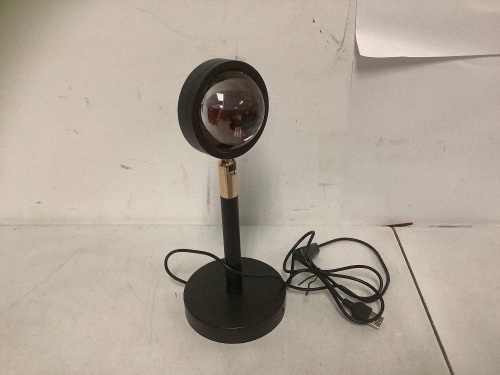Sunset Lamp, LED, USB, Works, Appears new - Lot 320
