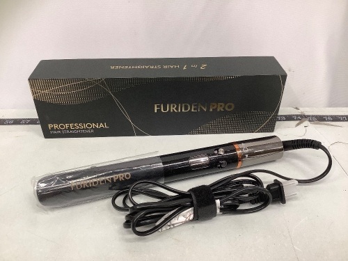 Furiden Pro 2 in 1 Straightener, Powers Up, Appears New - Lot 330