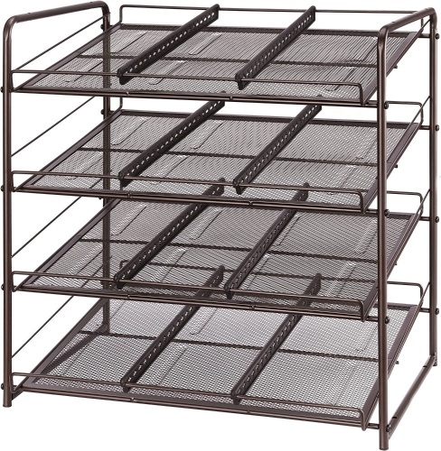 Simple Trending 4-Tier Can Rack Organizer, New - Lot 343