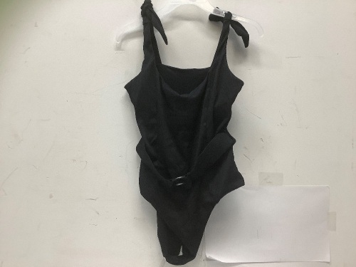 Womens Belted Swimsuit, L - Lot 391