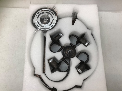 Fansose Industrial Style Ceiling Light, Untested, New - Lot 479