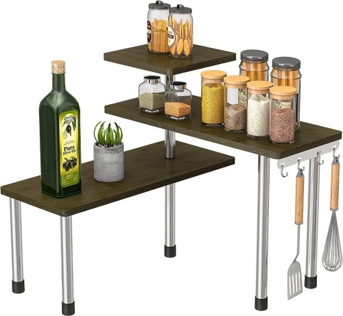 Kitchen Corner Shelf 3 Tier - Lot 490