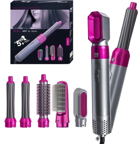 Hair Dryer Brush 5 in 1, Works, Appears New - Lot 494