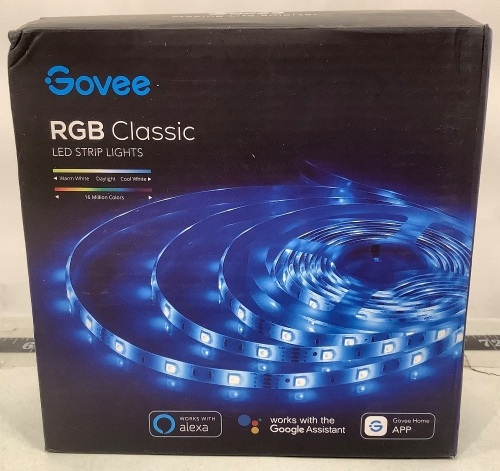 Govee RGB Classic Strip Lights, Works, Appears New - Lot 539