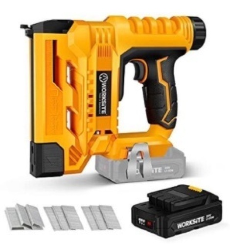 WORKSITE Cordless Nailer/Stapler Kit, Works, Appears New - Lot 548