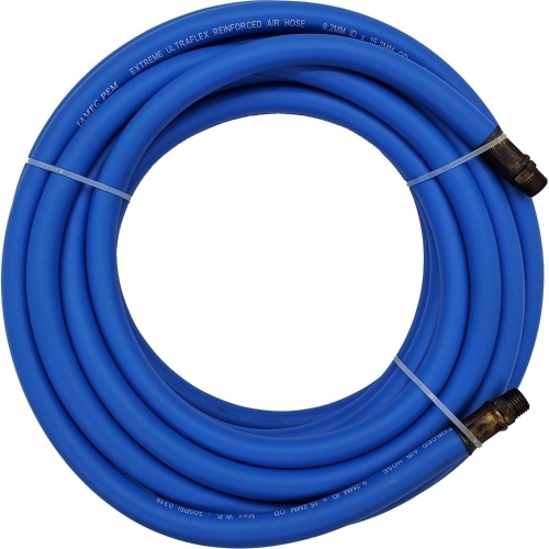 Jamec Pem Extreme Ultraflex Reinforced Air Hose 10M with 1/4" Male Fittings, New - Lot 562