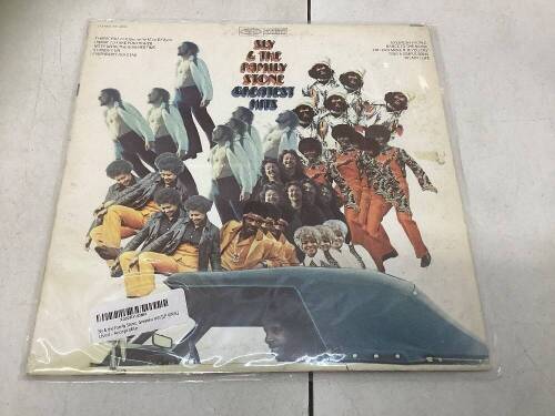 Sly & The Family Stone Greatest Hits LP Vinyl, E-Comm Return - Lot 583