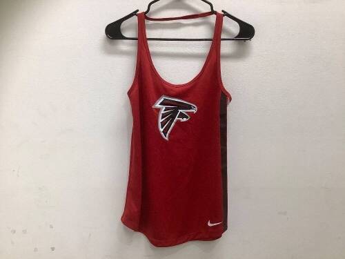 Nike, Atlanta Falcons Tanktop, Small, Red - Lot 107
