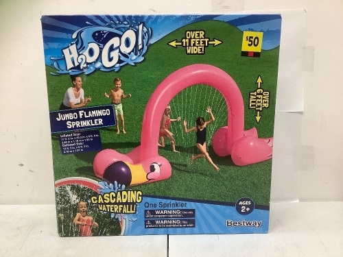 Bestway, H2O Go! Jumbo Flamingo Sprinkler, 11 Feet, New - Lot 201