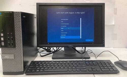Dell Optiplex 790 Desktop Computer w/ 19" Monitor, Keyboard, Mouse - Lot 598