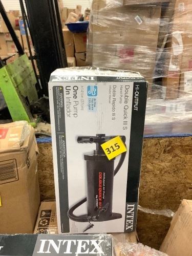 Intex Double Quick III S Hand Pump - Lot 315