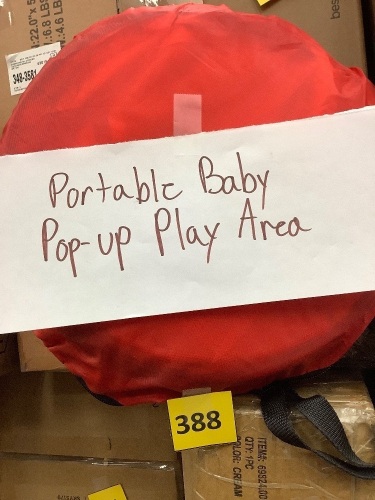 Portable Baby Pop Up Play Area - Lot 388