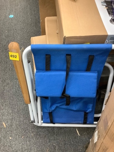 Blue Folding Chair - Lot 492