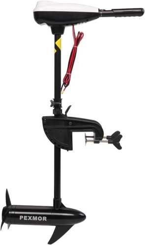 PEXMOR Electric Trolling Motor 36/46/55/86LBS Thrust Saltwater Transom Mounted - Lot 5107