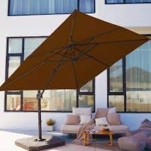 VINEY Boulevard 9x9 FT Square Cantilever Patio Umbrella - Lot 5142