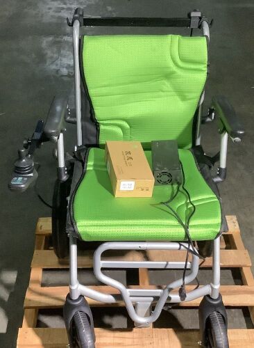 Powered Wheelchair - Green - Battery Defective - Lot 155