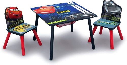 Kids Table and Chair Set - Cars Movie - Lot 261