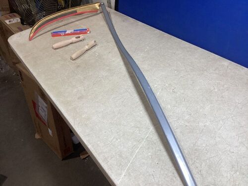Scythe with Sharpening Stone - Lot 408