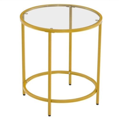 Glass Side Table - Lot 457